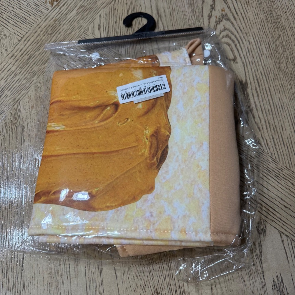 Boo! Inc Peanut Butter Sandwich Costume Kids‎ Size 3-4 Halloween Food Cosplay